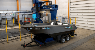 Regardez une imprimante 3D produire un bateau entier Regardez une imprimante 3D produire un bateau entier