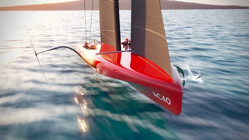 Sailing-Stream.fr ⚓ L'America's Cup AC40 est déjà en production chez MCConaghy Boats ⚓ Voiliers